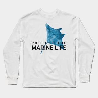 Aquatic Animal Protect and Respect Marine Life Long Sleeve T-Shirt